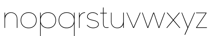 Riveruta Thin Font LOWERCASE