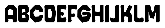 Rivetted Regular Font UPPERCASE