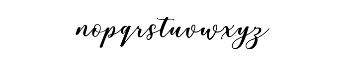 RixilineScript Font LOWERCASE