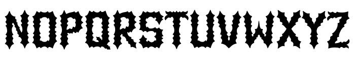 Road Ghost Font LOWERCASE