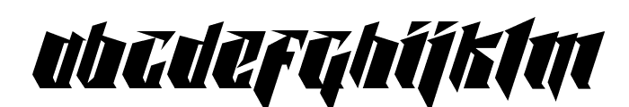 Road Racer Font LOWERCASE