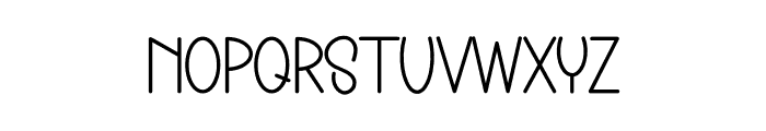 Roading Font LOWERCASE