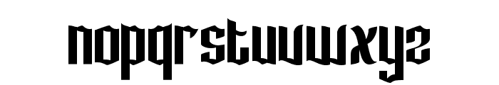 Roadsley Font LOWERCASE