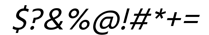 Roan-Italic Font OTHER CHARS