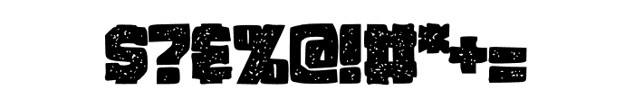Roaring Jungle Rough Font OTHER CHARS