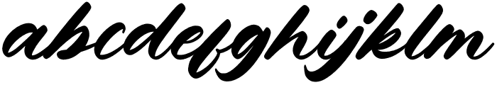 Roaring Majesty Italic Font LOWERCASE