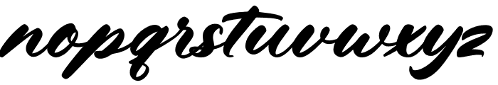 Roaring Majesty Italic Font LOWERCASE