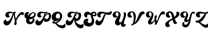 Roast type Font UPPERCASE