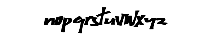 Roasthink Font LOWERCASE