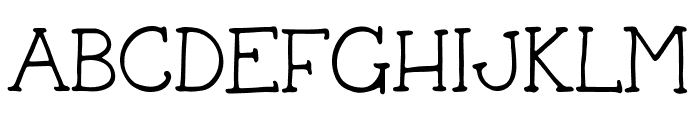 Robbie Serif Regular Font UPPERCASE
