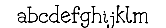Robbie Serif Regular Font LOWERCASE