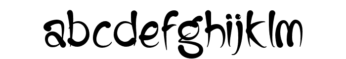 Robecca-Regular Font LOWERCASE