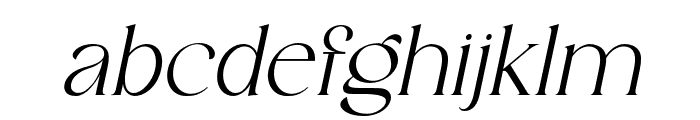Robecha Daniera-Italic Font LOWERCASE