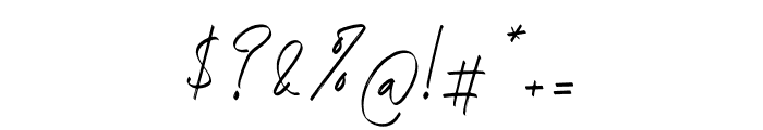 Robertsony Italic Font OTHER CHARS