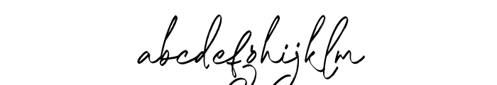 Robertsony Italic Font LOWERCASE