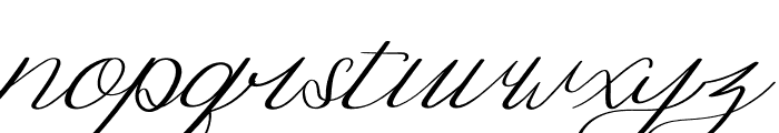 Robery Italic Font LOWERCASE