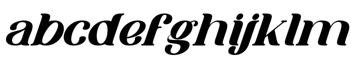 Robesta Italic Font LOWERCASE