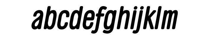 Roboga Bold Italic Font LOWERCASE