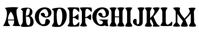 Robot Frangky Regular Font UPPERCASE