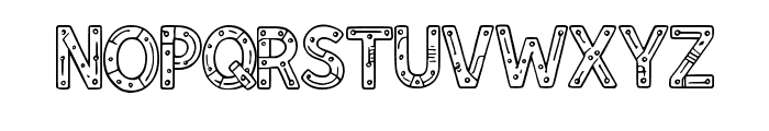 Robot Parts By Squeeb C Regular Font LOWERCASE