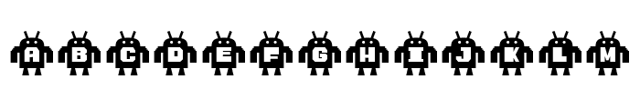 Robot Smart Font LOWERCASE