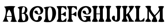 RobotFrangky-Regular Font UPPERCASE