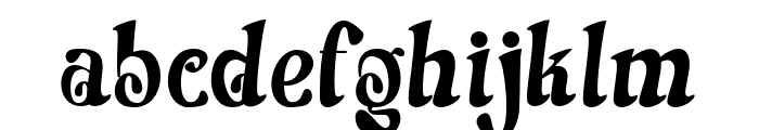 RobotFrangky-Regular Font LOWERCASE