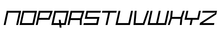 Robotics Galactus Light Italic Font UPPERCASE