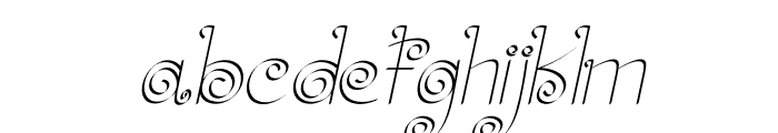 Robusta Italic Font LOWERCASE