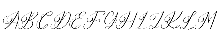 Roccang Italic Font UPPERCASE