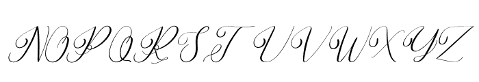 Roccang Italic Font UPPERCASE