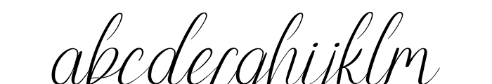 Roccang Italic Font LOWERCASE