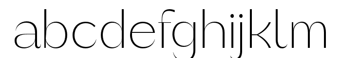 Rochas ExtraLight Font LOWERCASE