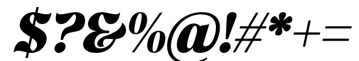 Rochega Italic Font OTHER CHARS
