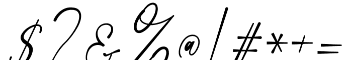 Rochetha Signature Font OTHER CHARS