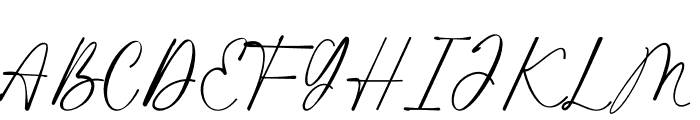Rochetha Signature Font UPPERCASE