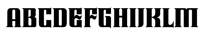 Rock Glader Regular Font LOWERCASE