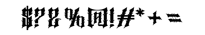 Rock Glempo Font OTHER CHARS