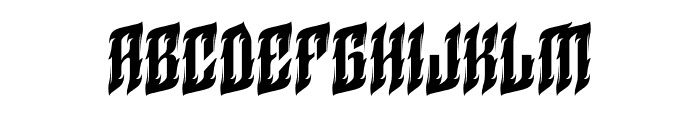 Rock Meliga Font UPPERCASE
