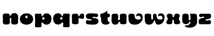 Rock Star Rounded Sans Font LOWERCASE