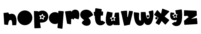 RockStar Blue Font LOWERCASE