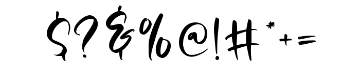 RockabillyRegular Font OTHER CHARS