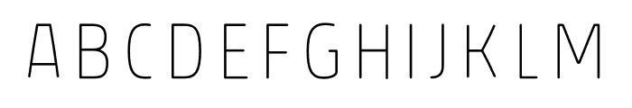 Rockeby Condensed Inside Two Font LOWERCASE