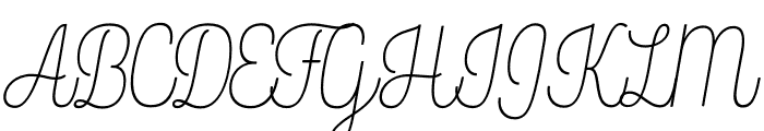 RockebyScOne-Light Font UPPERCASE