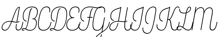 RockebyScTwo-Light Font UPPERCASE