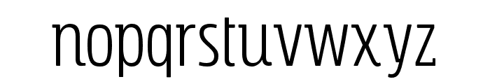 RockebySemiSerif-Condensed Font LOWERCASE