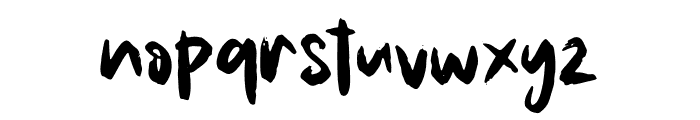 Rocker Story Font LOWERCASE