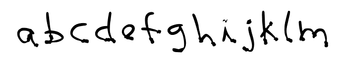 Rockers Signature Regular Font LOWERCASE