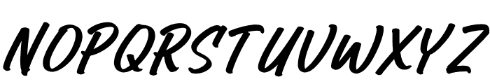 Rockesta Italic Font UPPERCASE