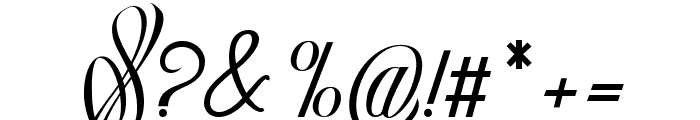 Rocklands original Italic Font OTHER CHARS